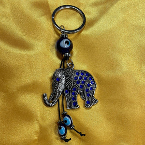 Keychain Evil Eye Elephant