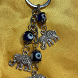 Keychains Evil Eye 3 Elephants