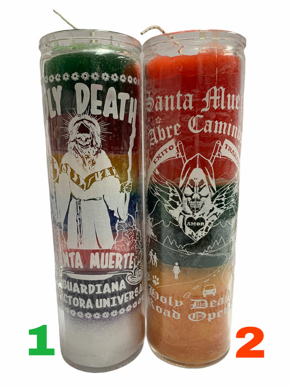 Veladoras de La Santa Muerta- Holy Death Candles