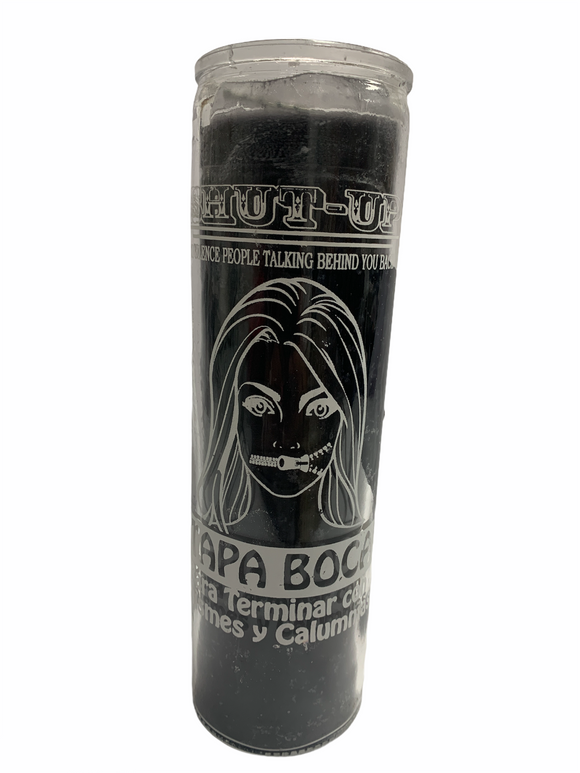 Veladora Tapa Boca- Shut Up Candle